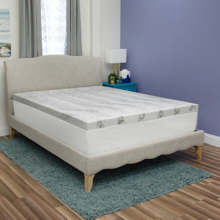 SensorPEDIC Bamboo 3" Memory Foam Mattress Topper & Reviews Wayfair